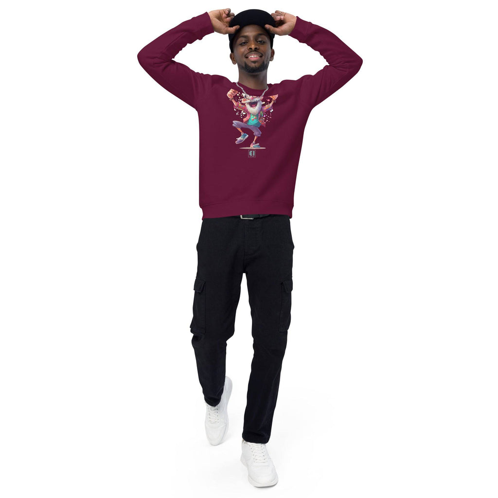 Unisex organic sweatshirt/Grandpa-Drinking