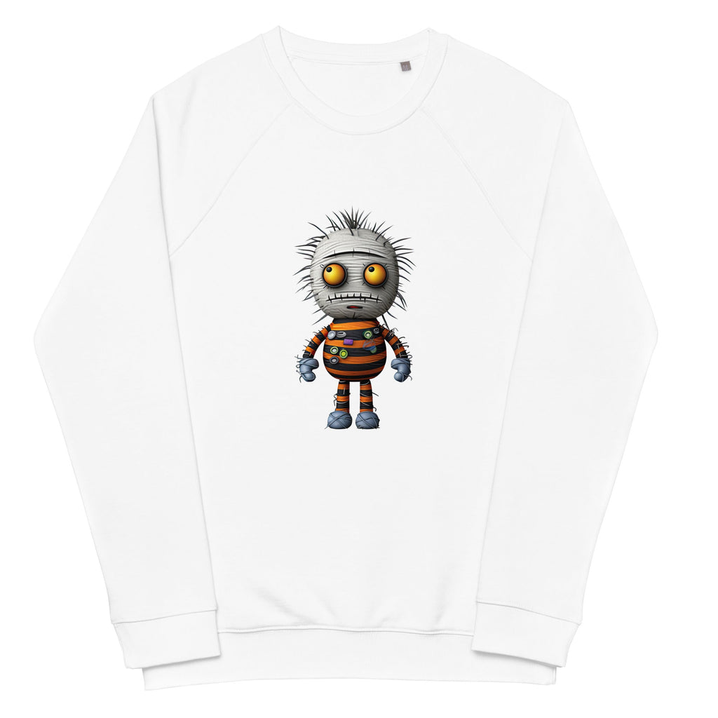 Unisex Organic Sweatshirt/Funny-Creepy-Doll